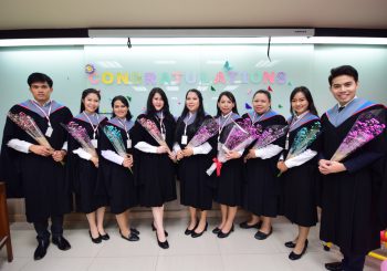 กิจกรรมแสดงความยินดีกับมหาบัณฑิตของหลักสูตร ปีการศึกษา 2561